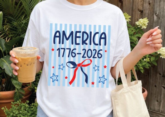 America 1776–2026 Graphics & T-Shirt Designs