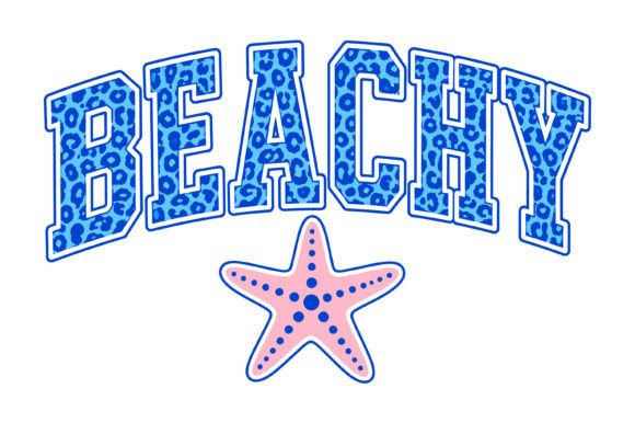 Beachy Leopard Starfish SVG: Graphics for T-Shirt Designs & Content Publishing