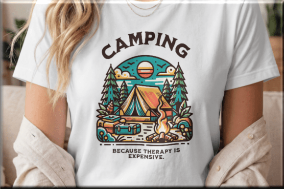 Camping SVG Funny Camp PNG Graphics for T-Shirt Designs