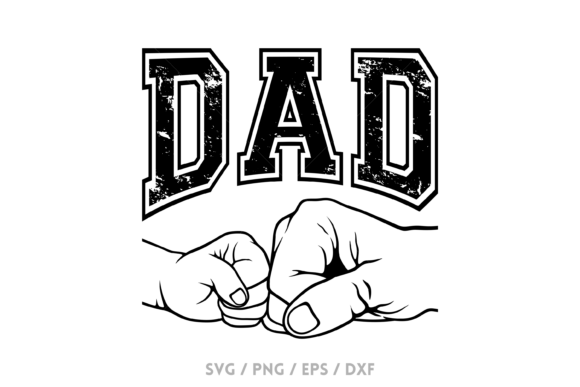 Dad Shirt SVG: Daddy Fist Bump Baby Graphics