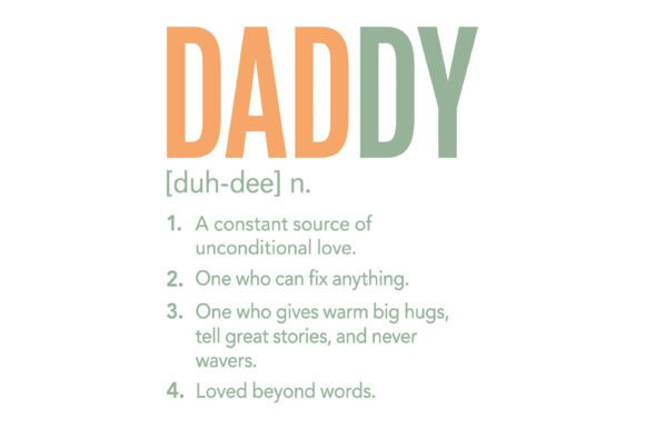 Daddy Definition Quote Design: T-Shirt Graphics Review