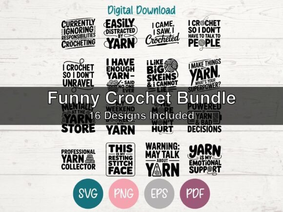 Funny Crochet SVG Bundle: Embroidery Designer’s Review