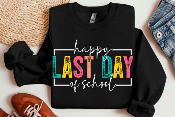 Happy Last Day of School PNG Graphics for T-Shirt Designs