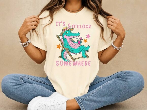 It’s 5 O’Clock Somewhere: Graphics for T-Shirt Designs