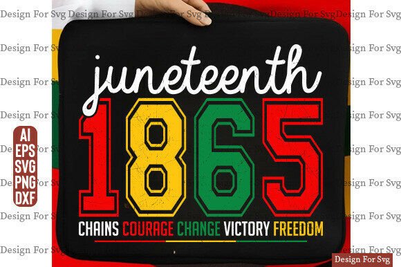 Juneteenth Svg 1865 Jun Graphics for T-Shirt Designs