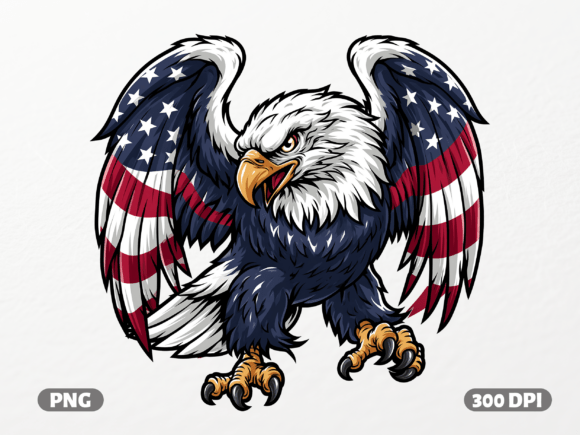 Patriotic Eagle Flag Wings: Graphics & T-Shirt Designs Review