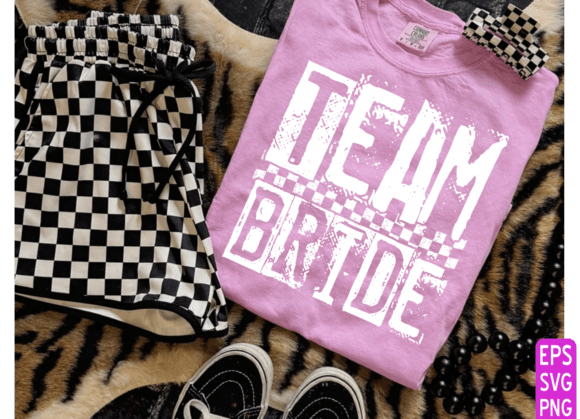 Team Bride Bachelorette PNG Graphics for T-Shirt Designs