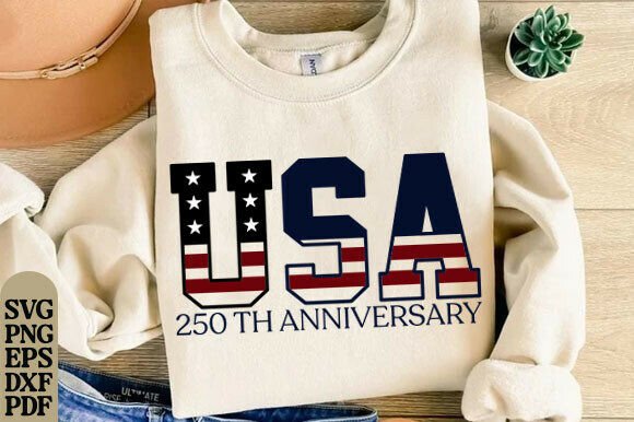 USA 250th SVG Graphics for T-Shirt Designs & Branding